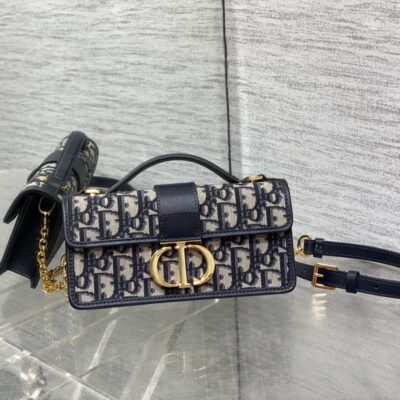 Dior 原單Miss Montaigne WOC 老花迷你包頂級原單金扣設計復古時髦款