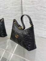 Dior精品仿製Miss Dior迷你水餃包黑色菱格小巧單肩包秋冬氣場感