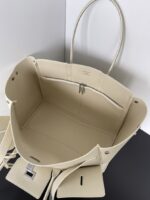 巴黎世家 Balenciaga 大號 米白色 Bel Air 手袋 精品仿製 小牛皮 Nappa 羊皮 翻蓋包