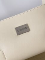 巴黎世家 Balenciaga 大號 米白色 Bel Air 手袋 精品仿製 小牛皮 Nappa 羊皮 翻蓋包
