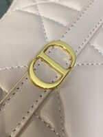 Dior A貨Miss Dior迷你水餃包粉色菱格單肩包秋冬必收質感推薦