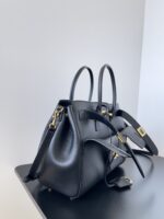 巴黎世家 Balenciaga 黑色小號 Bel Air 手袋 精品復刻 小牛皮Nappa 羊皮斜肩包