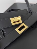 巴黎世家 Balenciaga 黑色小號 Bel Air 手袋 精品復刻 小牛皮Nappa 羊皮斜肩包