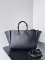 巴黎世家 Balenciaga 黑色小號 Bel Air 手袋 精品復刻 小牛皮Nappa 羊皮斜肩包