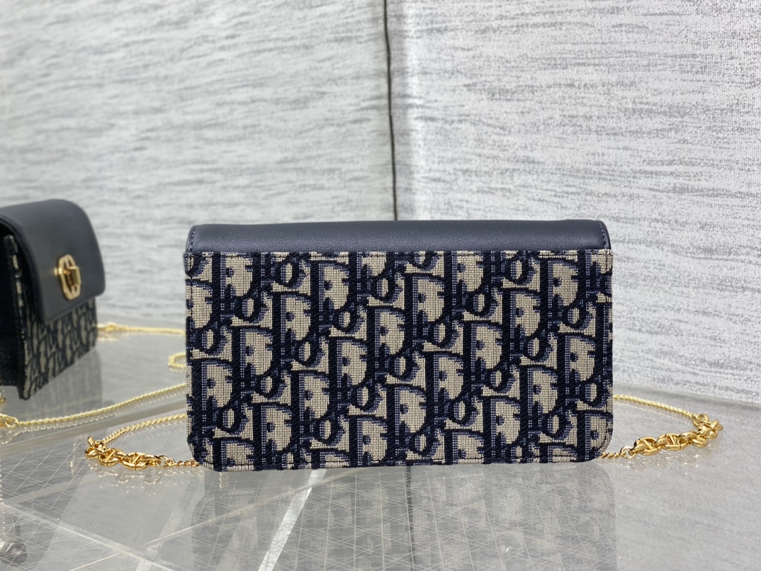 Dior頂級Caro Miss蒙田拼皮鏈條WOC時尚千金感2025新品