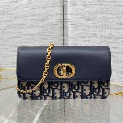 Dior頂級Caro Miss蒙田拼皮鏈條WOC時尚千金感2025新品