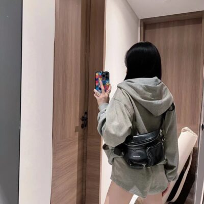 Balenciaga Superbusy 多口袋腰包｜機車風胸包｜精品仿製洗水小牛皮款