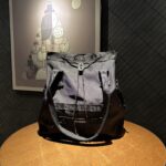 Balenciaga Army 尼龍中型托特包｜黑色潮流機能包｜高仿尼龍精品手提包