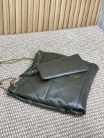 YSL A貨Jamie包黑色羊皮新款大容量絎縫設計慵懶氣場輕奢通勤包