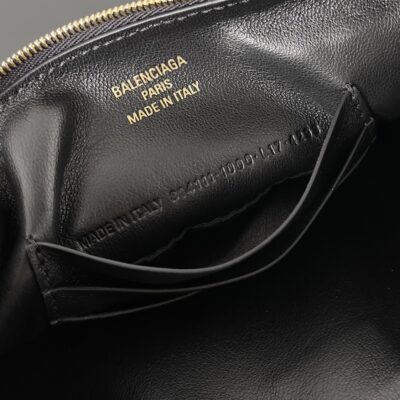 Balenciaga A貨Rodeo單肩包黑色金扣新設計 可拆肩帶 俐落雙口袋實用百搭款