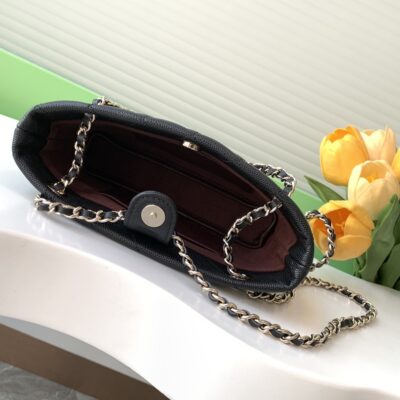 Chanel 25C Mini Tote 黑金小號托特包｜一比一精品仿製小香風包款