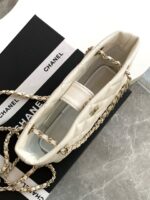 Chanel 25C Mini Tote 白金鏈條小托特包｜一比一精品仿製羊皮小香風手提包