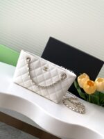 Chanel 25C Mini Tote 白金鏈條小托特包｜一比一精品仿製羊皮小香風手提包
