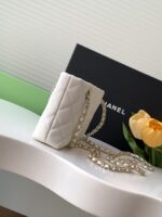 Chanel 25C Mini Tote 白金鏈條小托特包｜一比一精品仿製羊皮小香風手提包