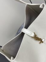 聖羅蘭A貨LE5À7白平紋Hobo大號腋下包韓星同款柔軟質感款753837