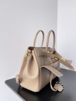 巴黎世家 Balenciaga 小號 Bel Air 手袋 精品仿製 羊皮質感 翻蓋鎖扣斜肩包