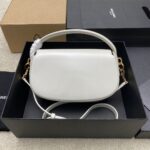 聖羅蘭精品仿製Voltaire Box白牙籤紋腋下包金扣簡約優雅質感風787671