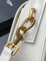 聖羅蘭精品仿製Voltaire Box白牙籤紋腋下包金扣簡約優雅質感風787671