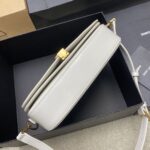 聖羅蘭精品仿製Voltaire Box白牙籤紋腋下包金扣簡約優雅質感風787671