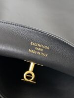 巴黎世家 黑色金扣 Bel Air Hobo 大號手袋 2024冬季新款 頂級原單