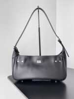 巴黎世家 黑色金扣 Bel Air Hobo 大號手袋 2024冬季新款 頂級原單