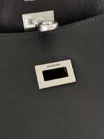 巴黎世家 黑色金扣 Bel Air Hobo 大號手袋 2024冬季新款 頂級原單