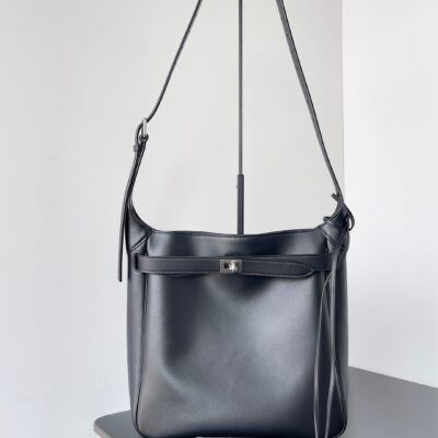 巴黎世家 Balenciaga Bel Air Hobo 手袋 黑色肩背包 精品仿製 高質感冬季新款
