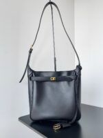 巴黎世家 黑色金扣 Bel Air Hobo 手袋 肩背包 頂級原單 2024冬季新款