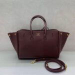 Balenciaga 枣紅色 Bel Air 小號手袋 一比一精品仿製 翻蓋設計 秋冬百搭必收