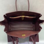 Balenciaga 枣紅色 Bel Air 小號手袋 一比一精品仿製 翻蓋設計 秋冬百搭必收