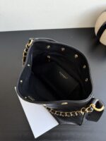 CHANEL 25P 金幣HOBO黑金款 精品仿製 現貨復古單肩斜背包