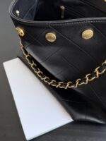 CHANEL 25P 金幣HOBO黑金款 精品仿製 現貨復古單肩斜背包
