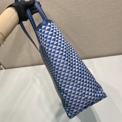 PRADA頂級復刻托特包1BD552印花尼龍大容量時尚春夏必備