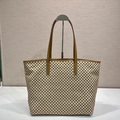 PRADA頂級原單托特包1BD552印花尼龍大容量時尚春夏必備
