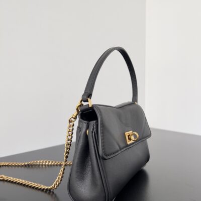 Balenciaga原單Rodeo Nano鏈條包黑色金扣 可拆式設計 夏季超迷你手拎亮點8801