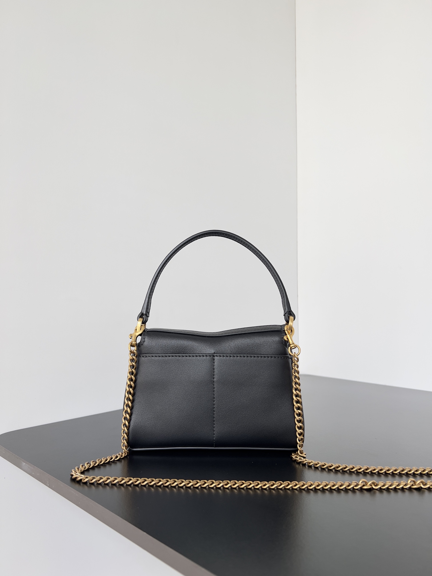 Balenciaga原單Rodeo Nano鏈條包黑色金扣 可拆式設計 夏季超迷你手拎亮點8801