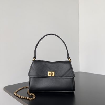 Balenciaga原單Rodeo Nano鏈條包黑色金扣 可拆式設計 夏季超迷你手拎亮點8801