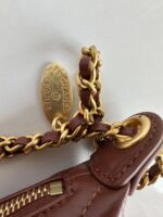 Chanel 復刻版 棗紅色AS5528 經典小香包 羊皮質感氣質升級華麗推薦