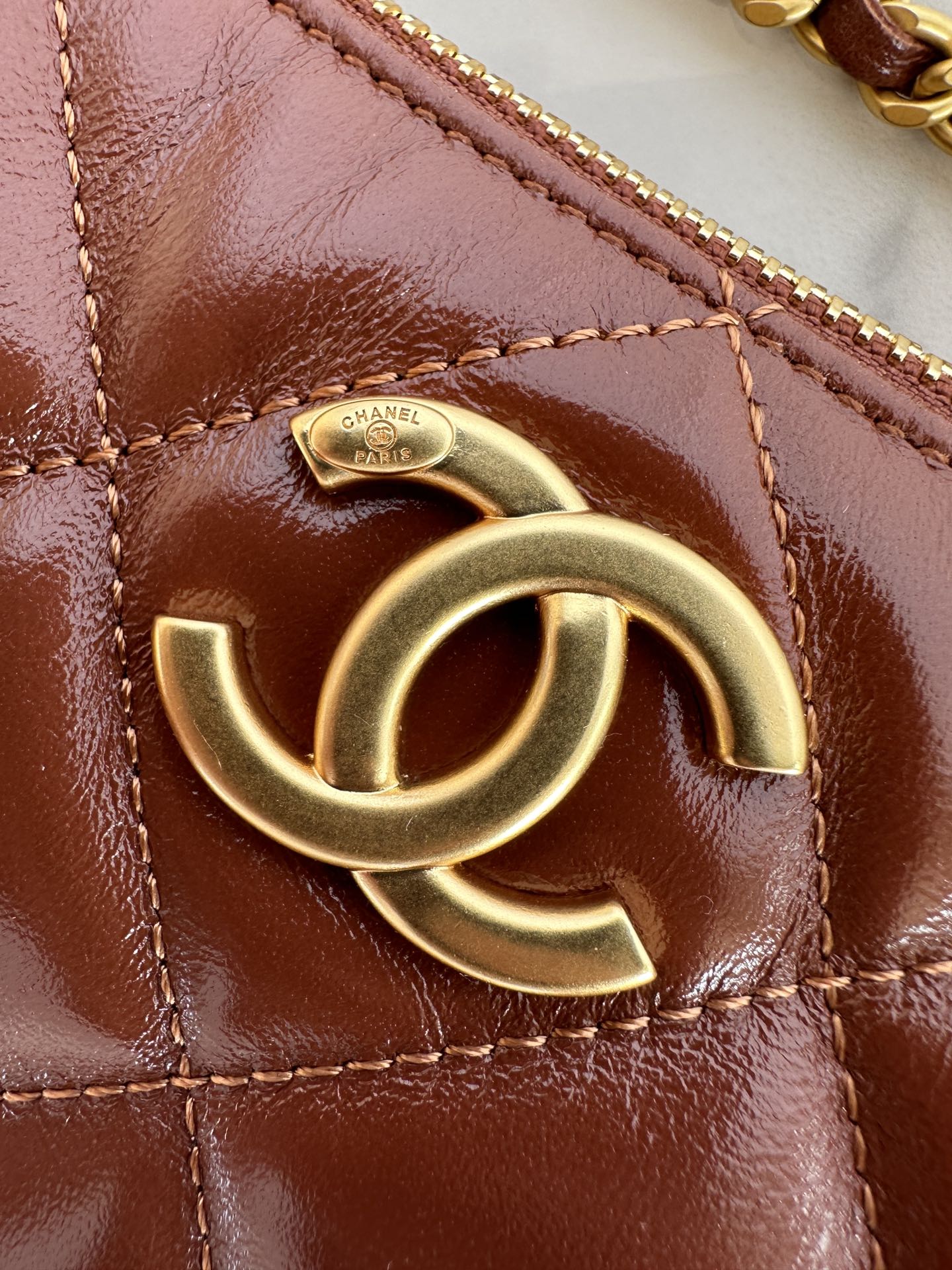 Chanel 復刻版 棗紅色AS5528 經典小香包 羊皮質感氣質升級華麗推薦