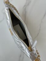 Chanel 頂級原單 銀色AS5528 金扣經典手袋 華麗小巧氣場升級版