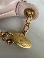 Chanel 高仿 粉色AS5528 金扣經典小香包 優雅甜美氣質百搭款