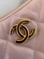 Chanel 高仿 粉色AS5528 金扣經典小香包 優雅甜美氣質百搭款