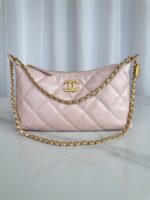 Chanel 高仿 粉色AS5528 金扣經典小香包 優雅甜美氣質百搭款