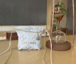 CHANEL白色22Bag 鏤空刺繡雙C迷你包 一比一精品 春夏新款AS3980