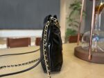 CHANEL黑色22Bag 鏤空雙C繡花迷你包 精品仿製 AS3980春夏新款