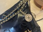 CHANEL黑色22Bag 鏤空雙C繡花迷你包 精品仿製 AS3980春夏新款