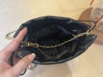 CHANEL黑色22Bag 鏤空雙C繡花迷你包 精品仿製 AS3980春夏新款