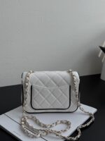 CHANEL熊貓方胖子 白色25P限量現貨 頂級原單減齡款 手提斜背包