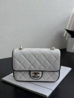 CHANEL熊貓方胖子 白色25P限量現貨 頂級原單減齡款 手提斜背包