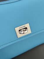 Balenciaga精品仿製Rodeo Nano鏈條包淺綠色夏日限定 可拆式鏈條手拎輕巧可愛8801